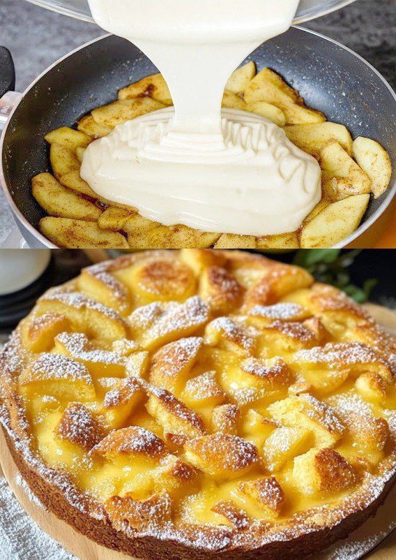 Tarte aux pommes préparée avec seulement 3 pommes et en 10 minutes, elle me rend fou !