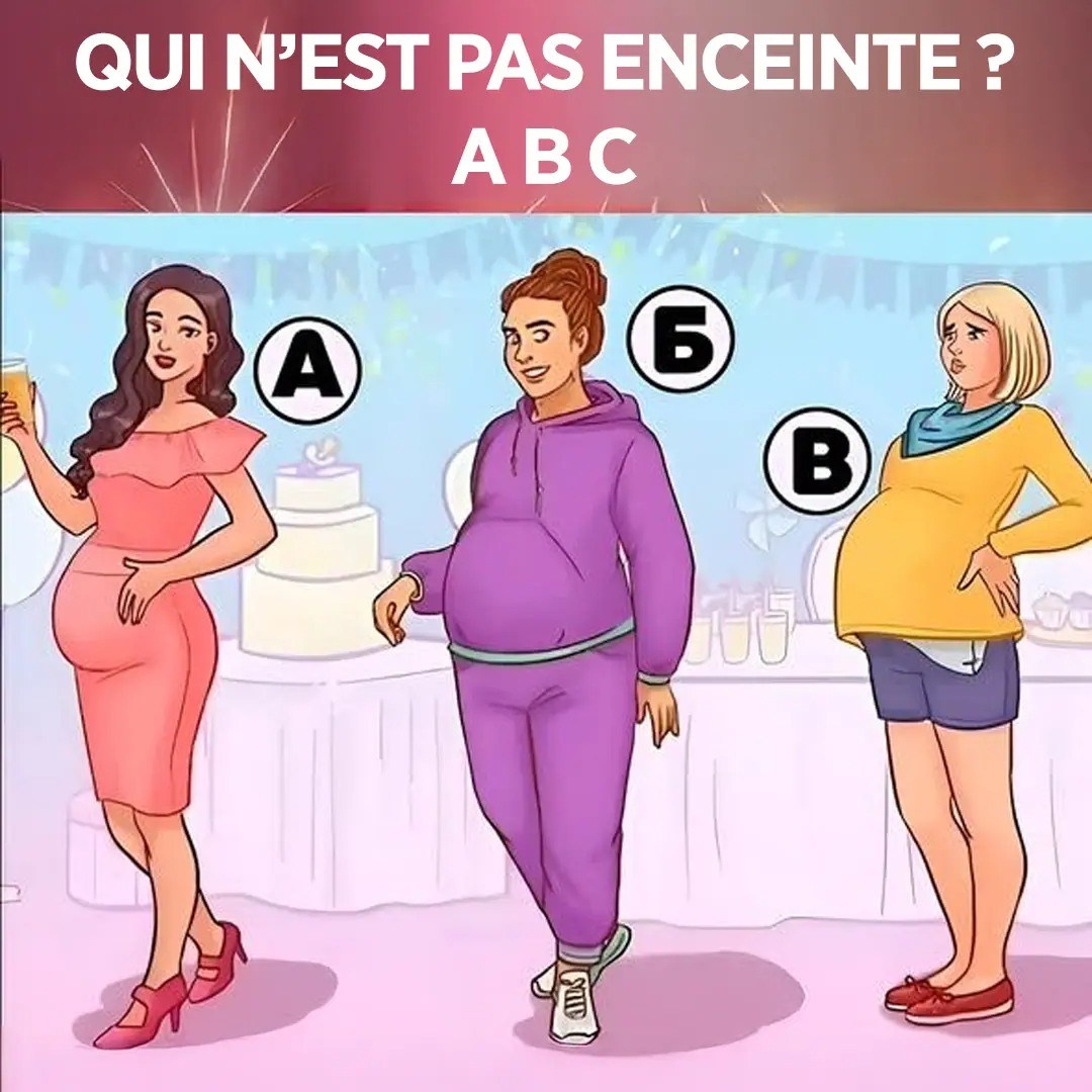 Laquelle de ces filles n’est pas enceinte ? Seul un génie de la logique pourrait le deviner