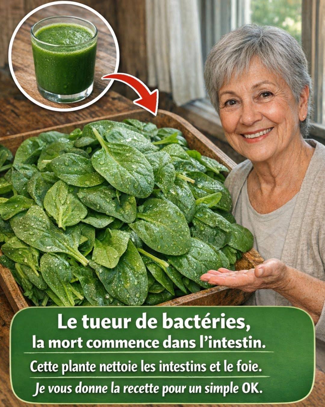 L’assassin des bactéries : la mort commence dans l’intestin. Cette plante nettoie l’intestin et le foie. Je vous donne la recette contre un simple OK.