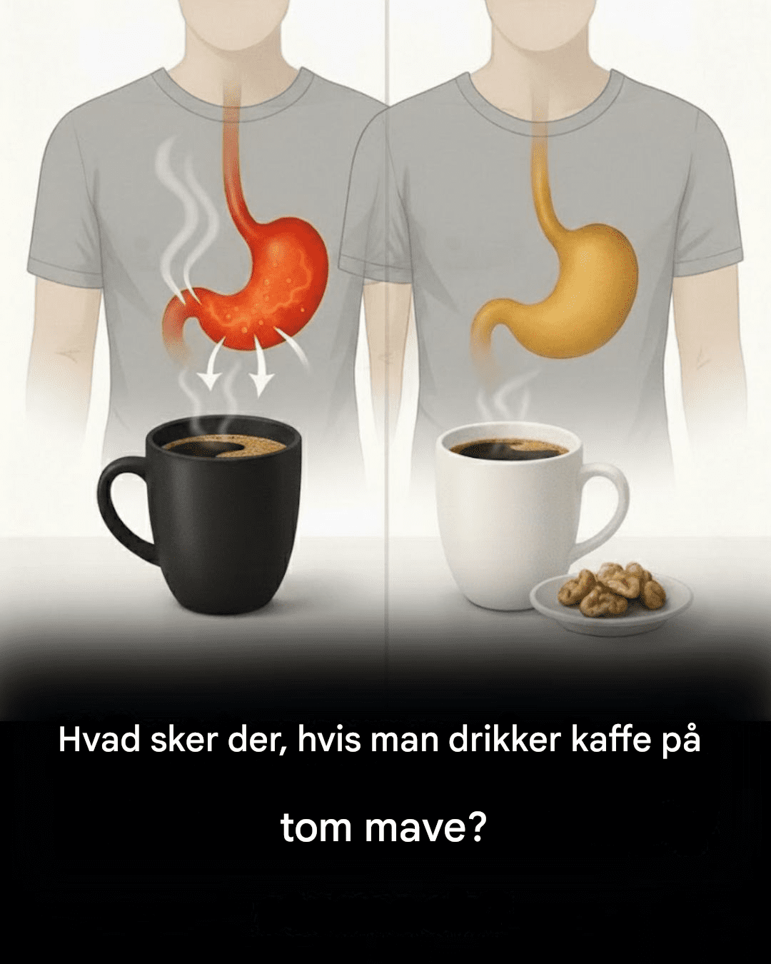 Se, hvad der sker, når du drikker kaffe på tom mave.