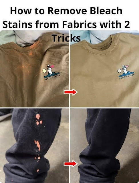 Comment enlever les taches de javel sur les vêtements de couleur