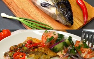 Carpe avec purée de pommes de terre et salade fraîche : un repas délicieux et complet