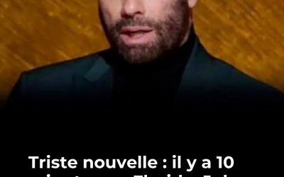 John Travolta : les femmes de sa vie emportées par la même maladie, la mort brutale de son fils… une vie hollywoodienne rongée par la tragédie