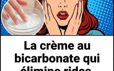 La crème au bicarbonate de soude pour lisser le grain de peau, atténuer les imperfections et redonner de l’éclat au visage.