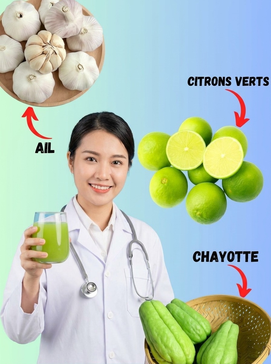 Le secret naturel pour la circulation et la santé des articulations : chayote, ail et citron
