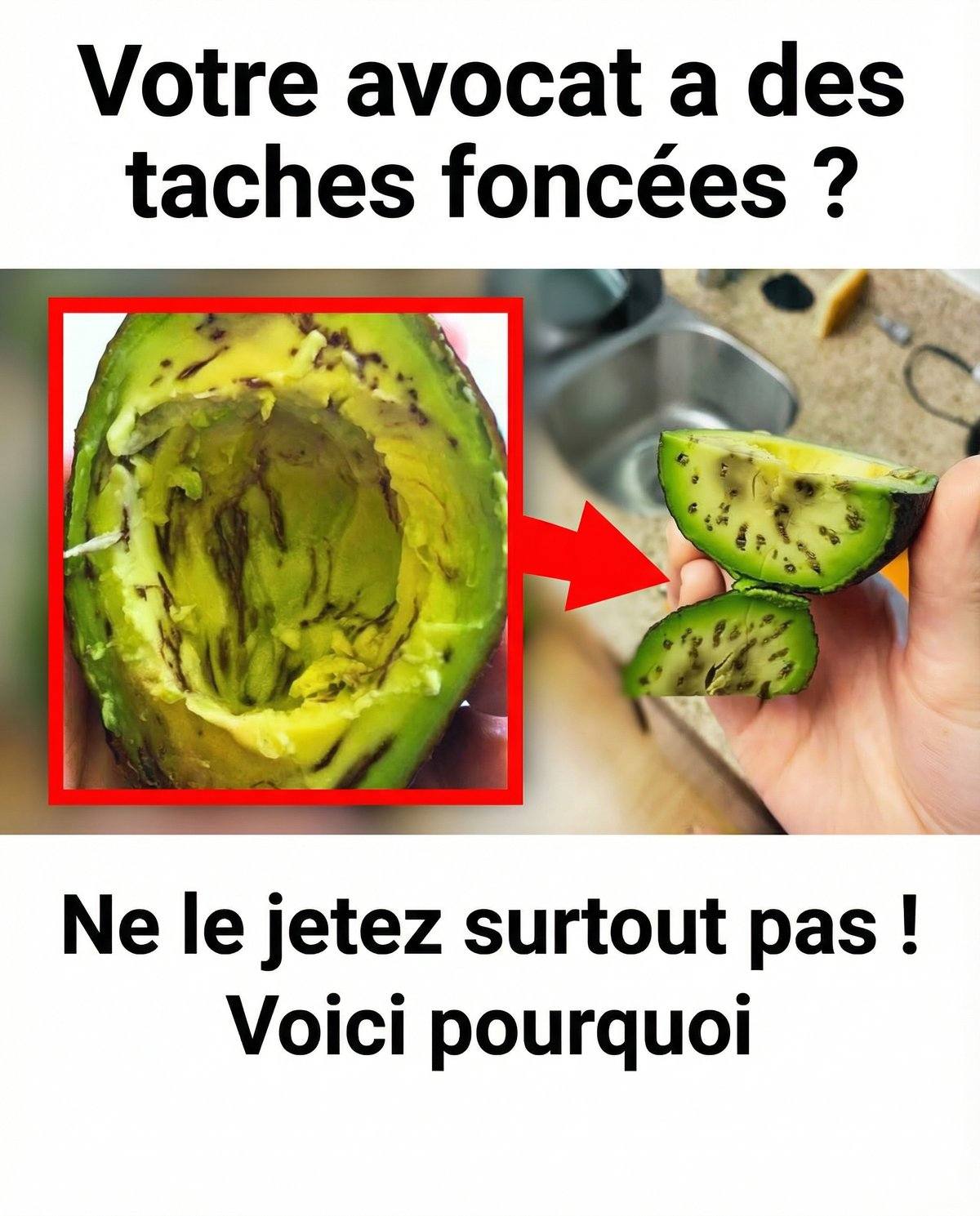 Votre avocat a des taches foncées ? Ne le jetez surtout pas ! Voici pourquoi