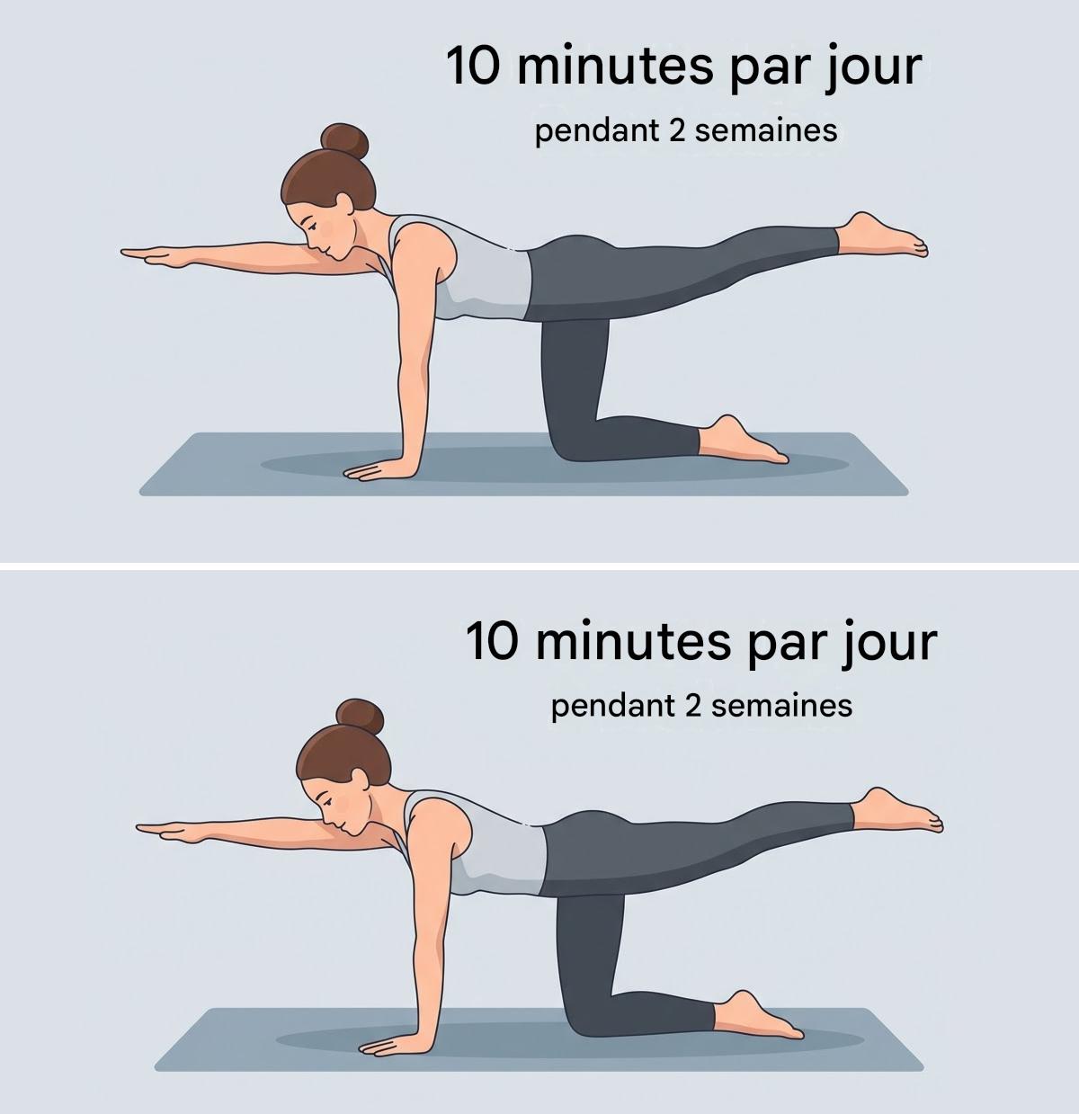 Un exercice quotidien de 10 minutes pour éliminer la graisse du ventre, du dos et de la taille