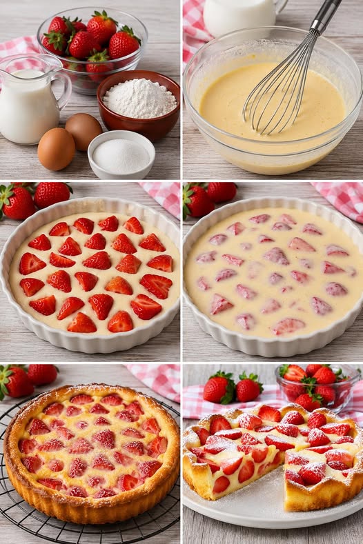 Clafoutis aux Fraises : Le Dessert Fondant et Fruité de la Belle Saison