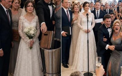 « Ton père porte sérieusement un costume de location à mon country club ? » s’exclama ma belle-mère d’un ton moqueur, assez fort pour que mes parents l’entendent. Mon fiancé leva les yeux au ciel et jeta le cadeau fait main de ma mère à la poubelle. « Ignore ces ploucs aujourd’hui. »