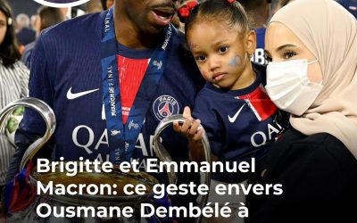 Les Macron ont eu un geste troublant envers Dembélé 😱 😳👇Voir plus