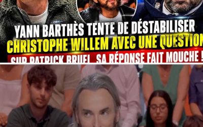 “Il devrait se mettre en retrait…” : Christophe Willem déstabilisé par Yann Barthès, sa réponse sur Patrick Bruel embrase la France