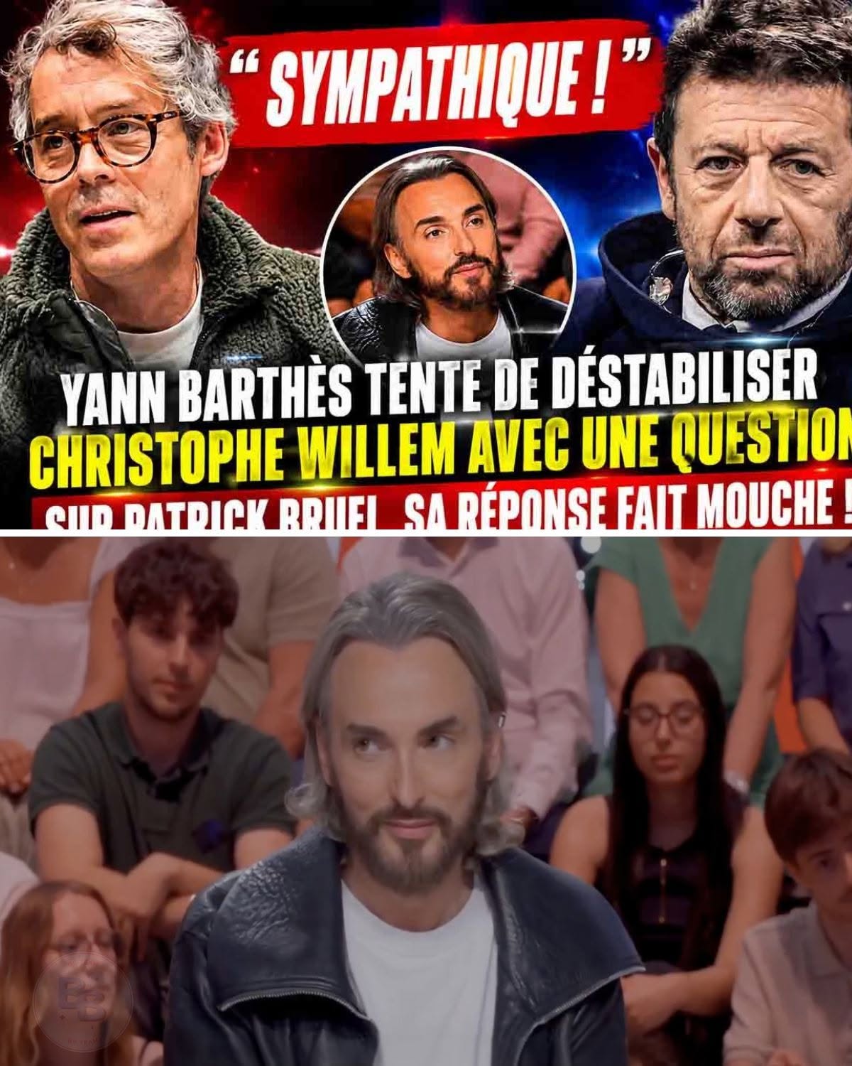 “Il devrait se mettre en retrait…” : Christophe Willem déstabilisé par Yann Barthès, sa réponse sur Patrick Bruel embrase la France