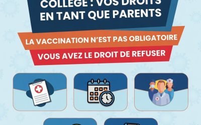 Vaccination au collège – Vos droits en tant que parents