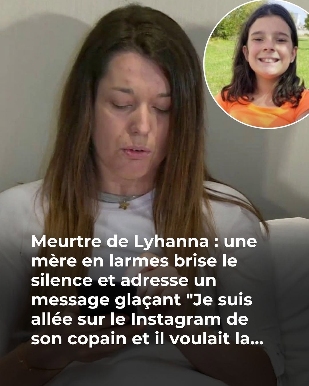 Une mère en larmes brise le silence : “Je suis allée sur le Instagram de son copain et il voulait la…😱 😢 👇Voir plus