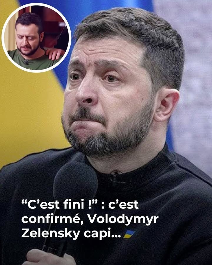 “C’est fini !” : c’est confirmé, Volodymyr Zelensky capi…