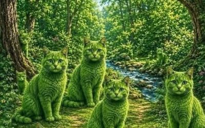 🐱 Combien de chats verts pouvez-vous trouver ? Voir le lien pour réponse 👇