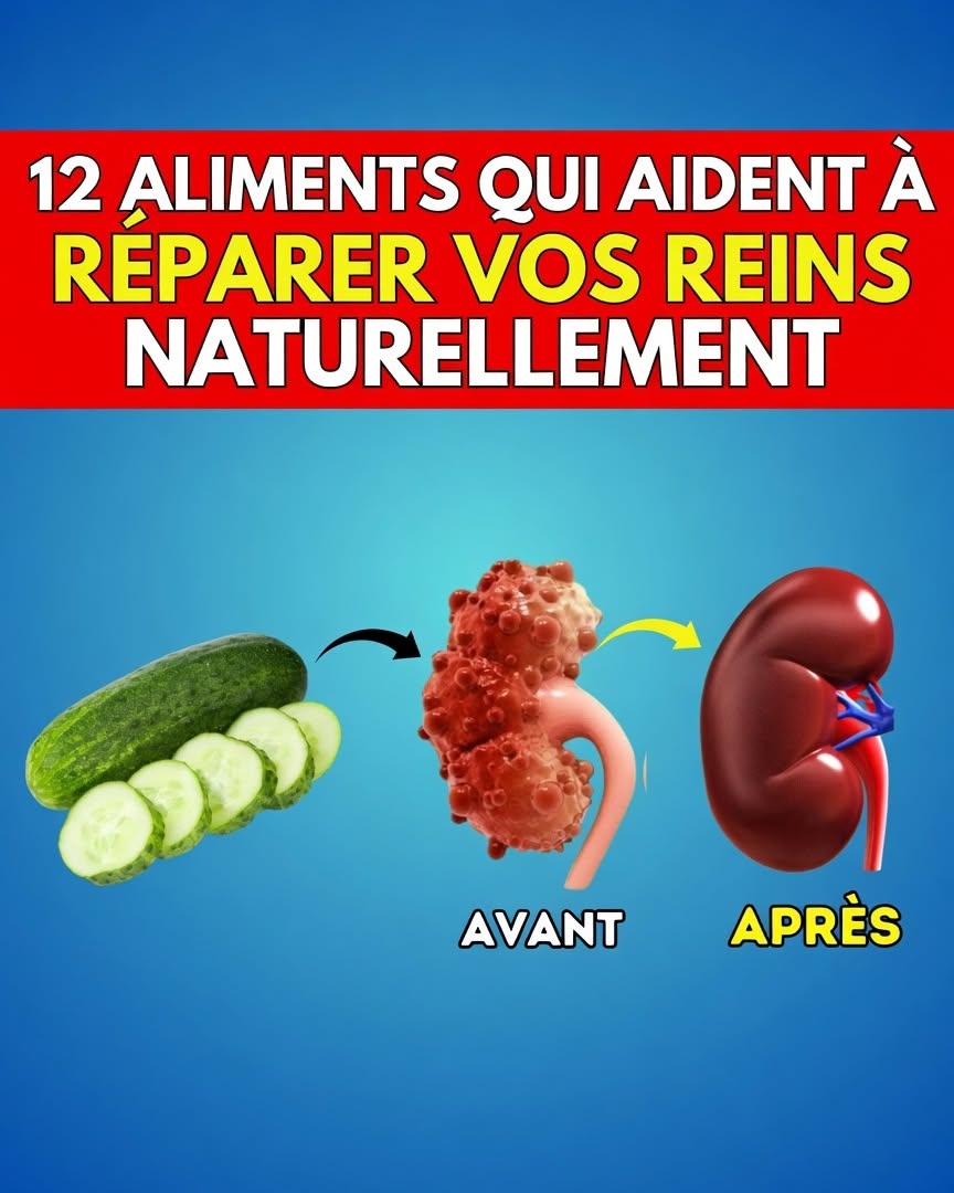 12 Aliments qui aident à réparer vos reins
