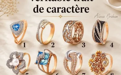 La bague que tu choisis révélera un côté caché de ta personnalité