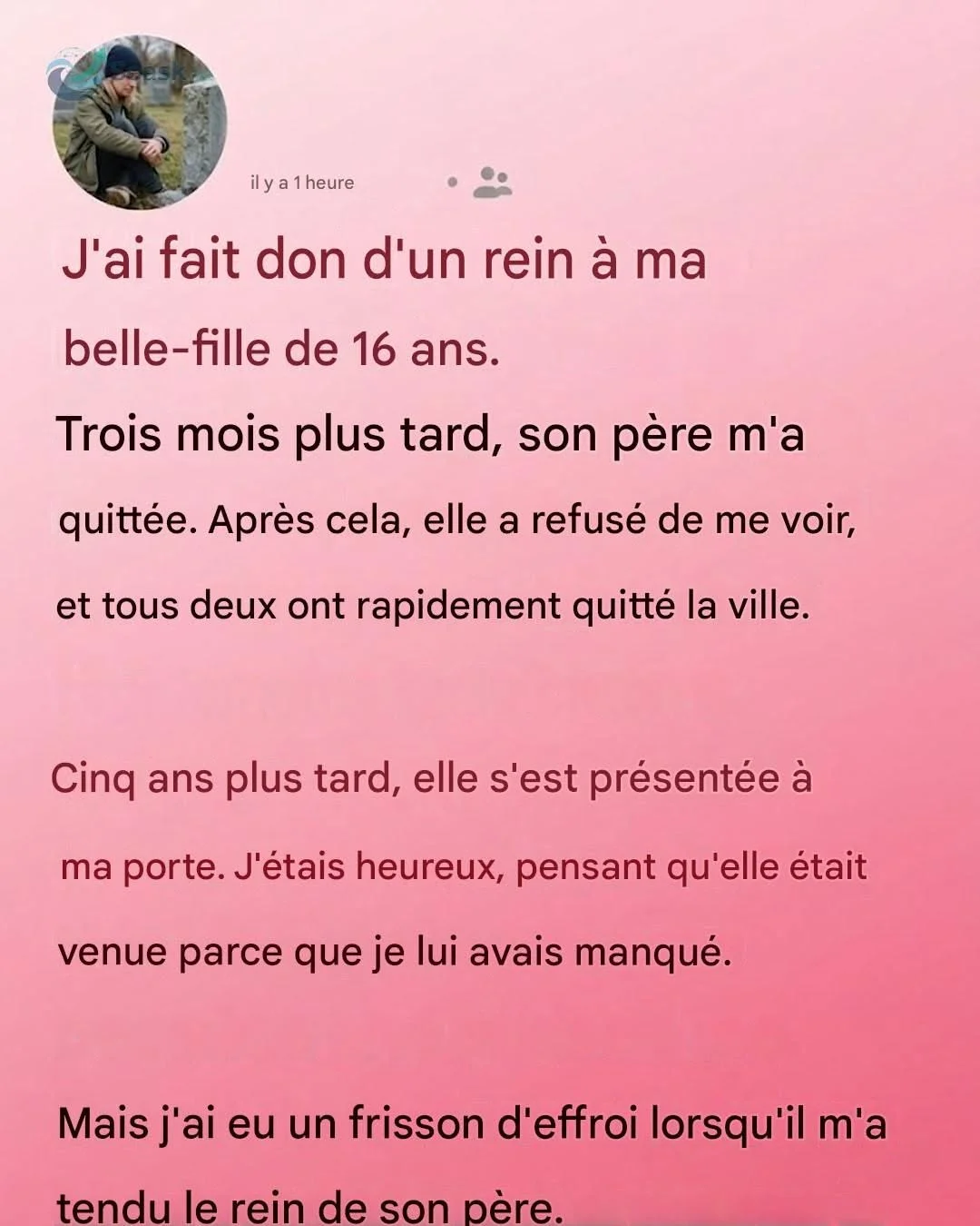 J’ai donné un rein pour sauver ma belle-fille, mais le secret caché de mon mari a bouleversé notre famille et tout changé