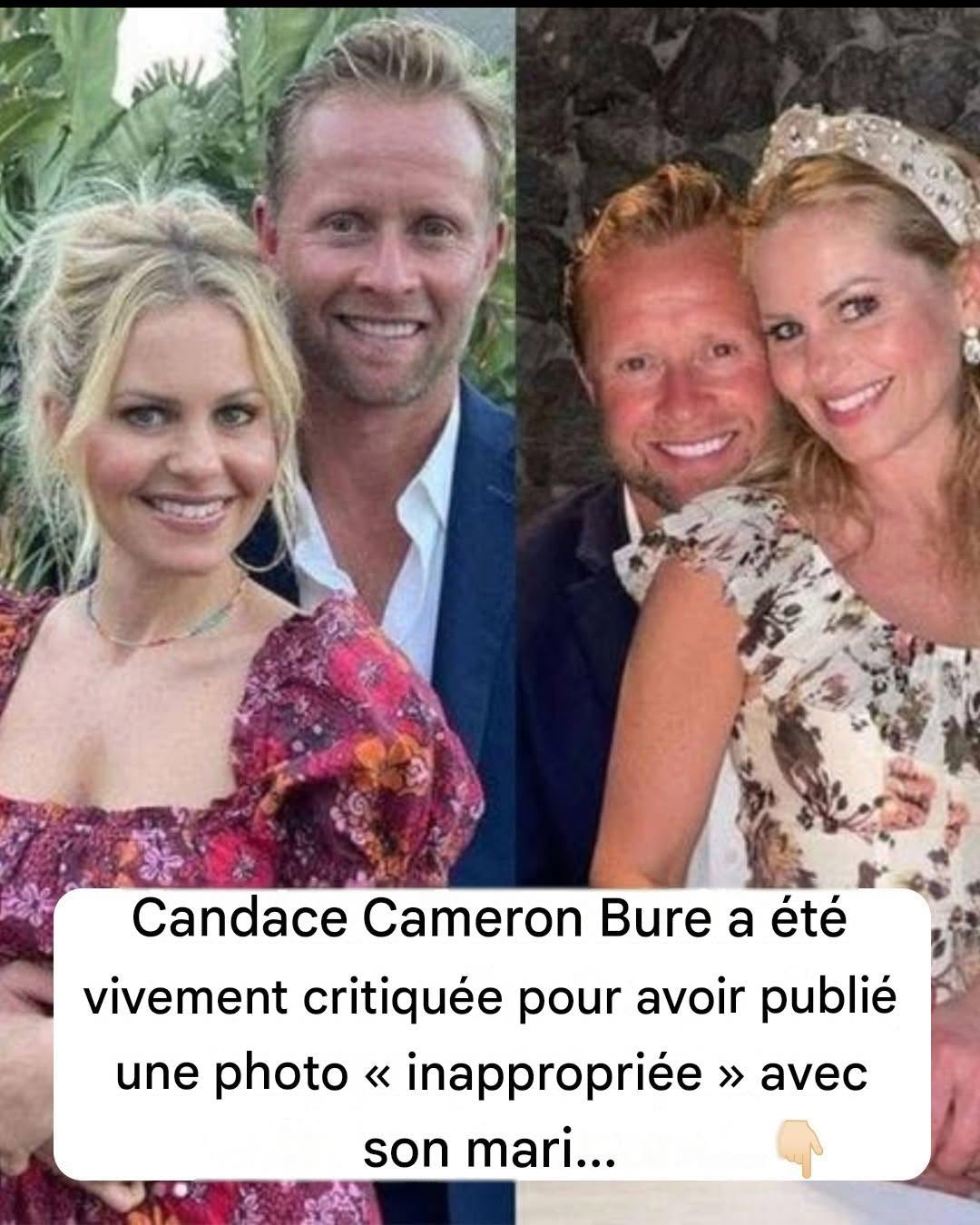 Candace Cameron Bure ne cède pas face à la polémique suscitée par ses photos.