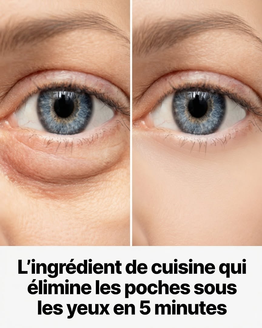 Un ingrédient de cuisine pour éliminer les yeux gonflés rapidement