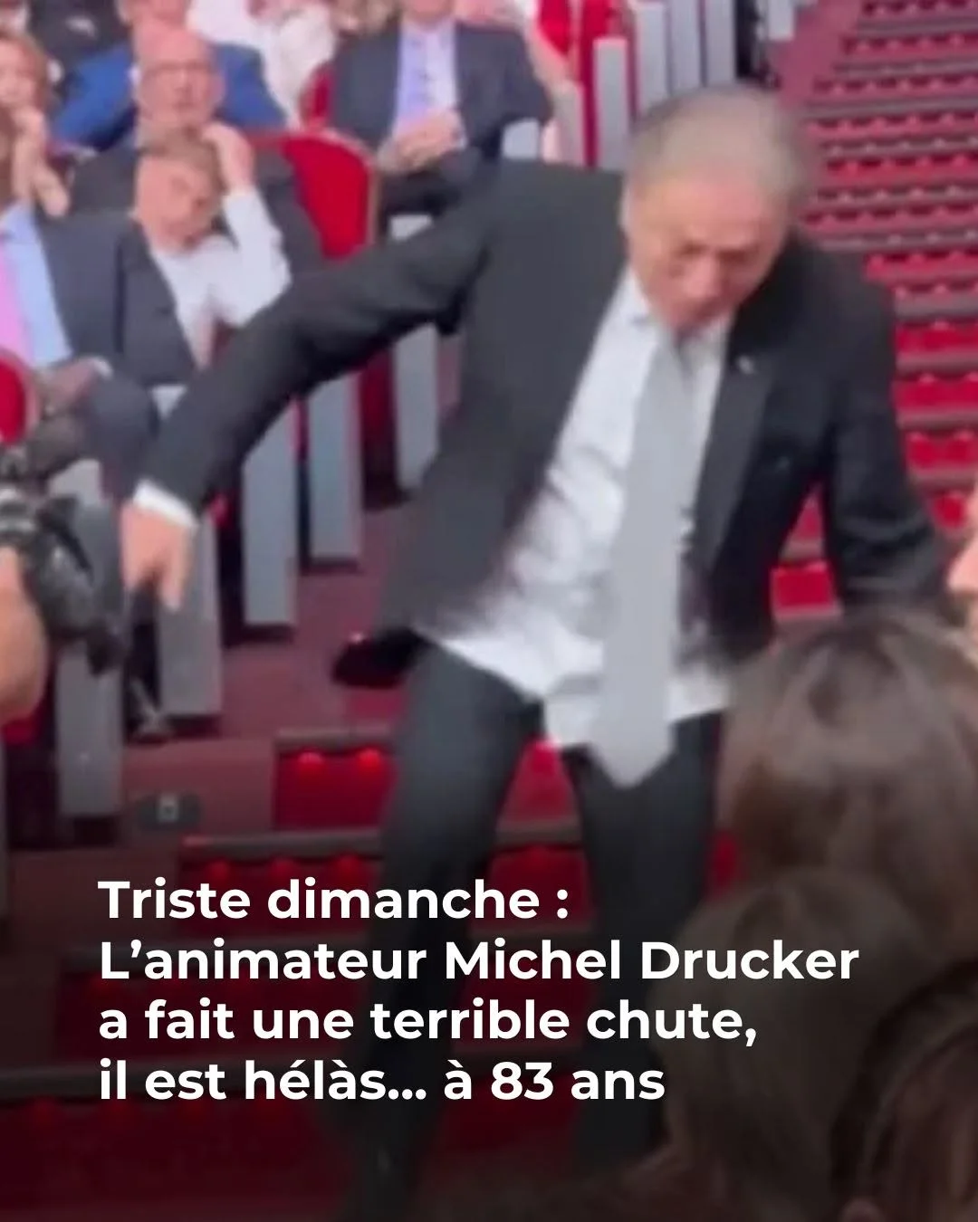 Michel Drucker : la chute très remarquée de l’animateur de 83 ans à une cérémonie organisée par le prince Albert II de Monaco