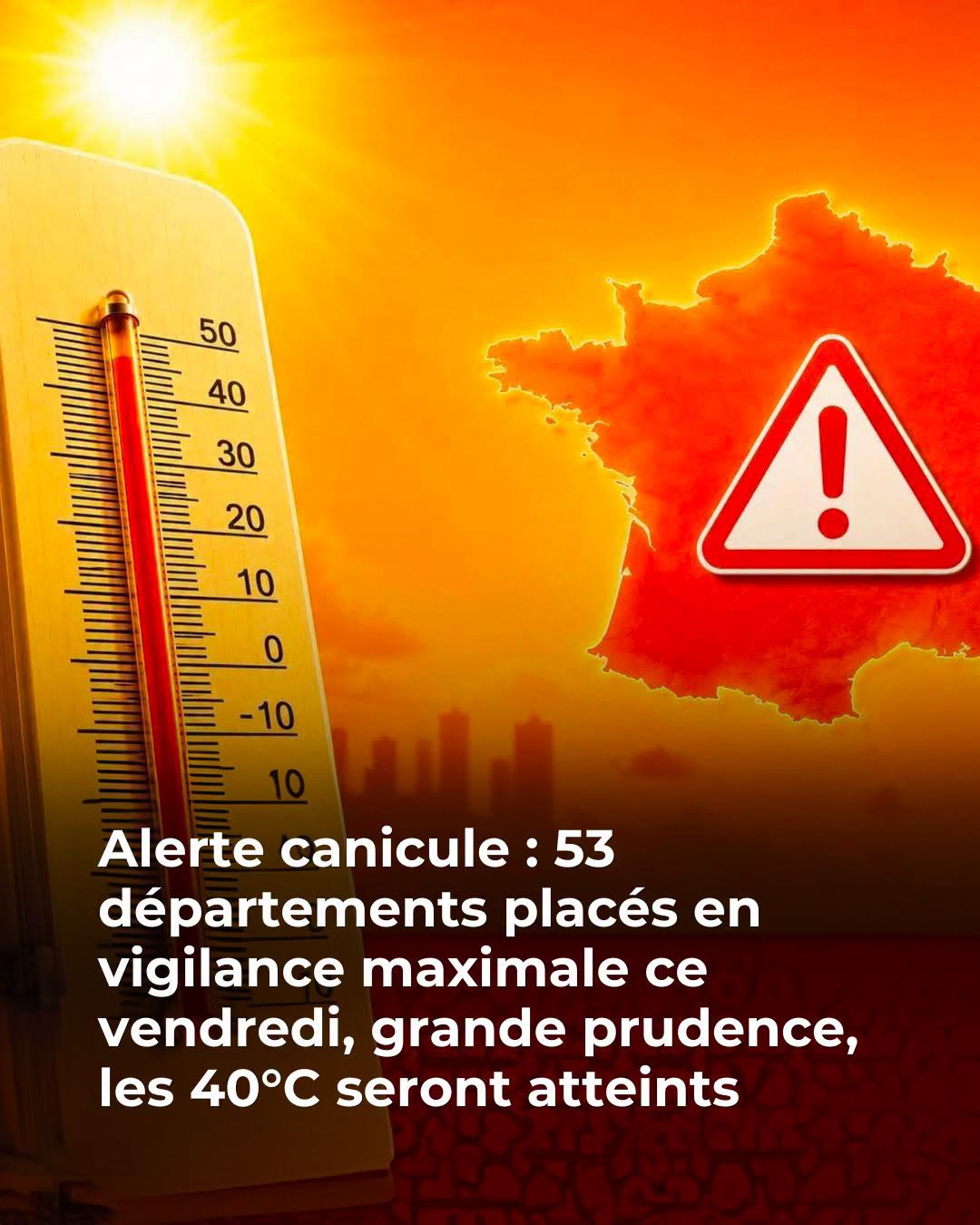 Jusqu’à 37 degrés : voici les 26 départements où il va faire le plus chaud