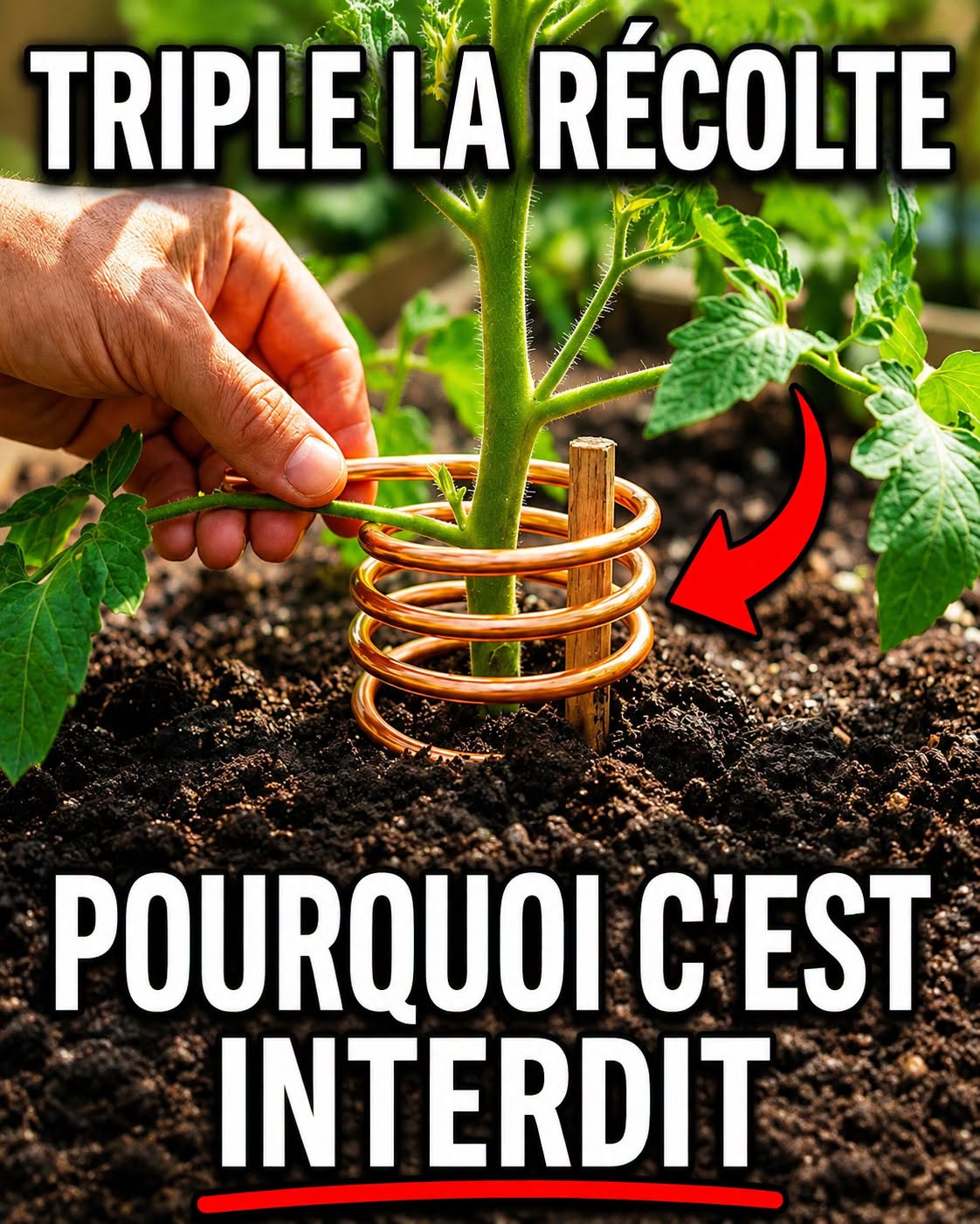 Un fil de CUIVRE triple les récoltes — pourquoi cette science est-elle « INTERDITE »