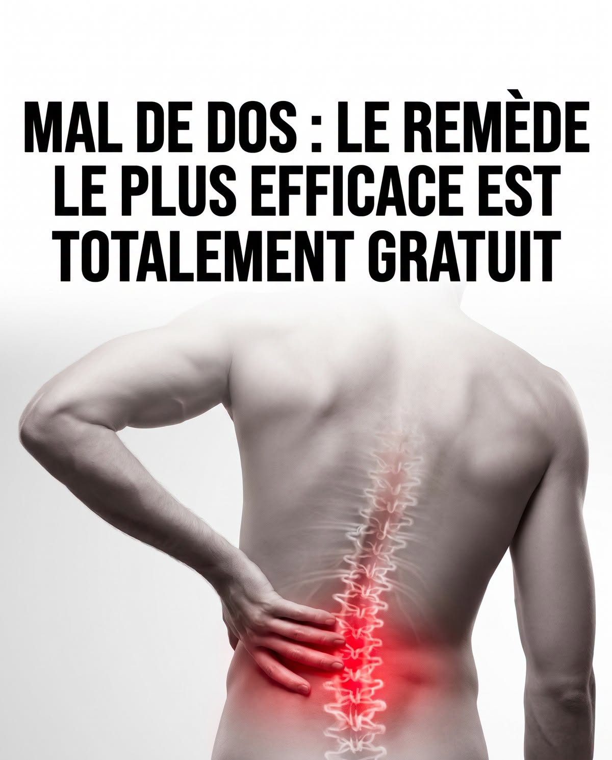 C’est le meilleur remède contre le mal de dos et il est complètement gratuit ?