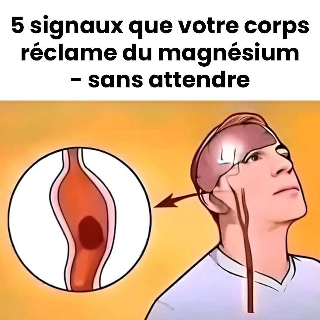 Attention ! Lorsque votre corps envoie ces signes… Voir les commentaires
