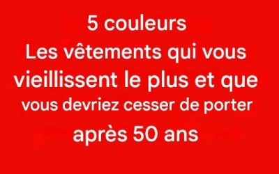 5 marques appartenant à des personnes de plus de 50 ans : Vous pouvez atténuer votre éclat