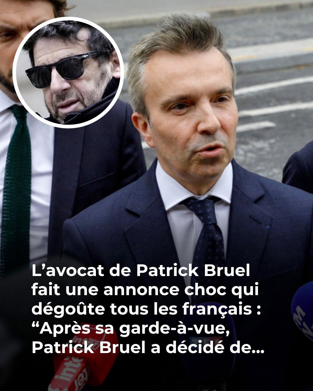 L’avocat de Patrick Bruel donne de ses nouvelles après sa garde-à-vue : “C’est un moment difficile”