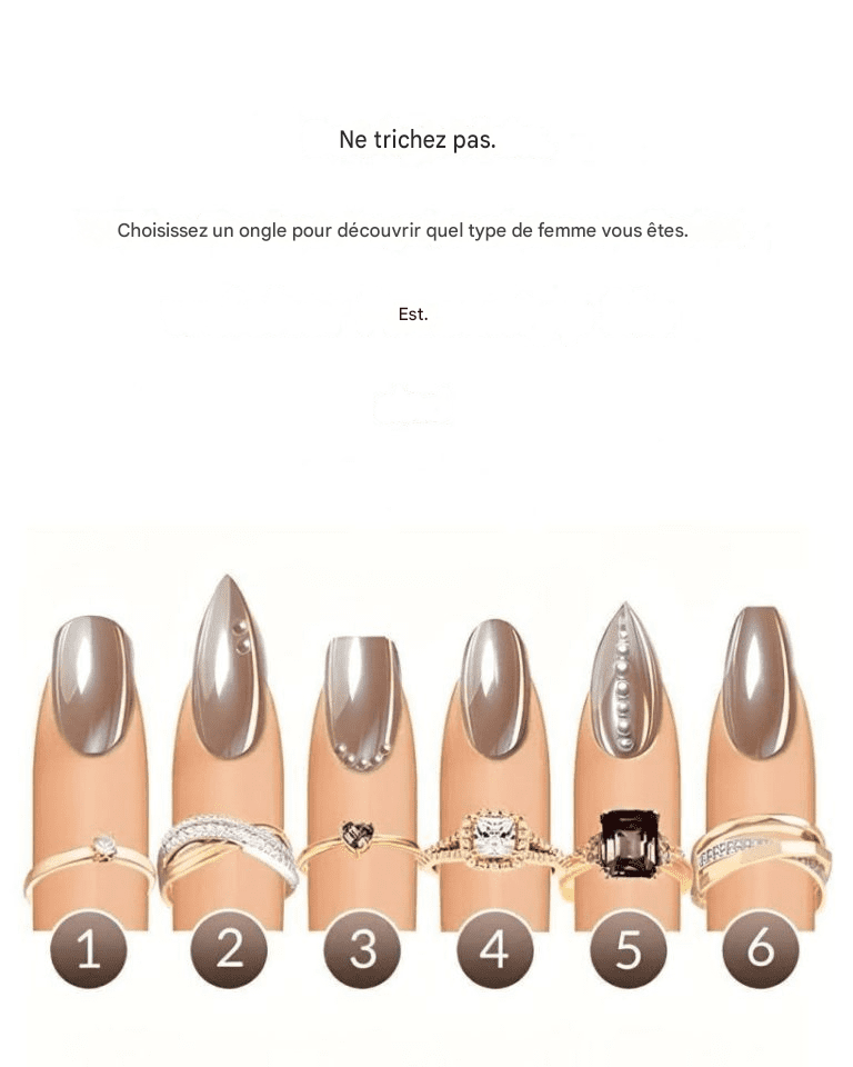 Quel ongle préférez-vous ? Cela révèle quel type de femme vous êtes.