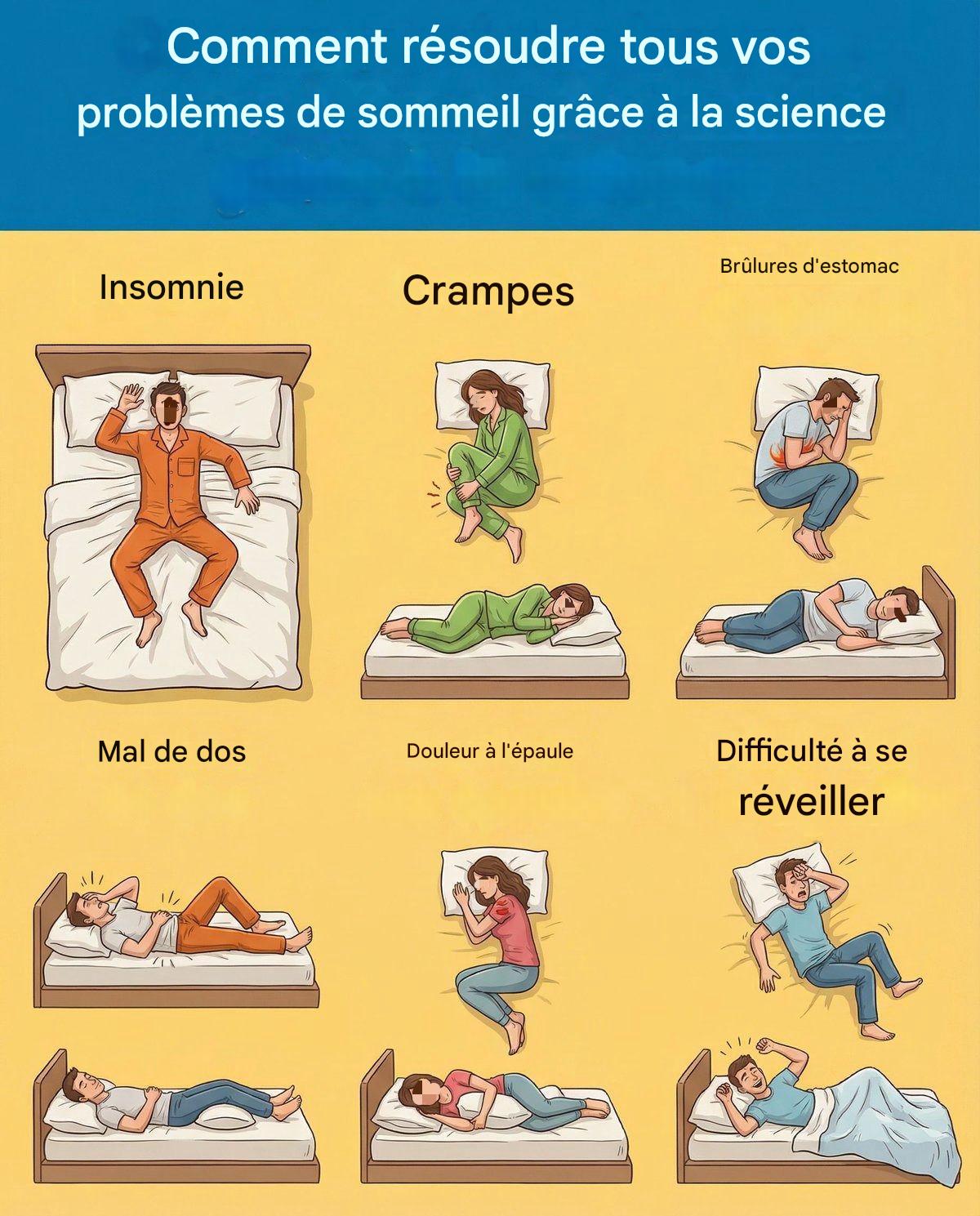 Comment résoudre tous vos problèmes de sommeil grâce à la science (lien dans les commentaires)
