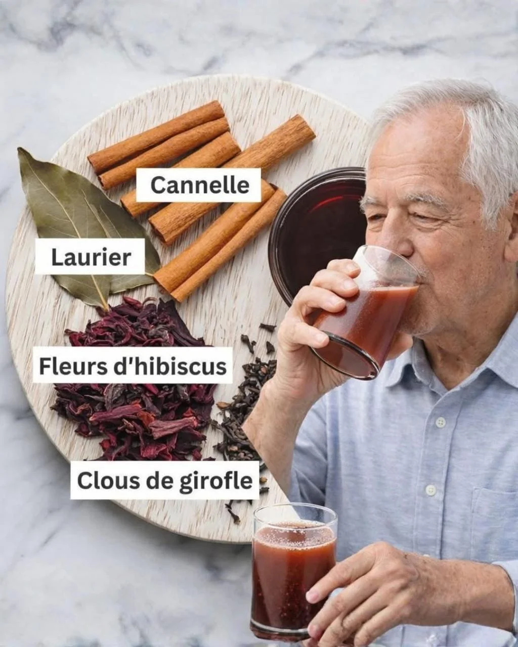 Infusion Miracle : Cannelle, Laurier, Hibiscus et Girofle pour une Santé de Fer
