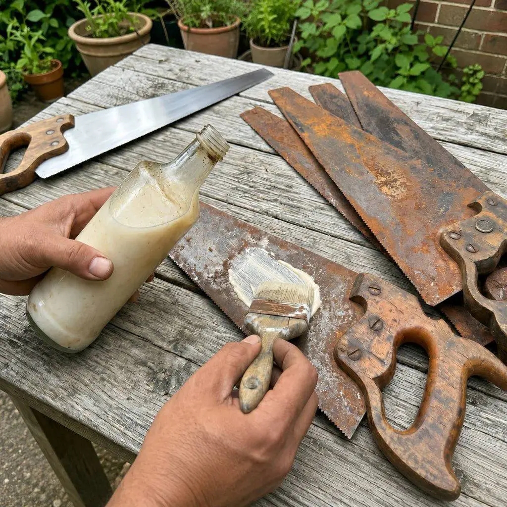 # Comment fabriquer un antirouille maison : une méthode pratique et facile pour nettoyer les outils et les surfaces.