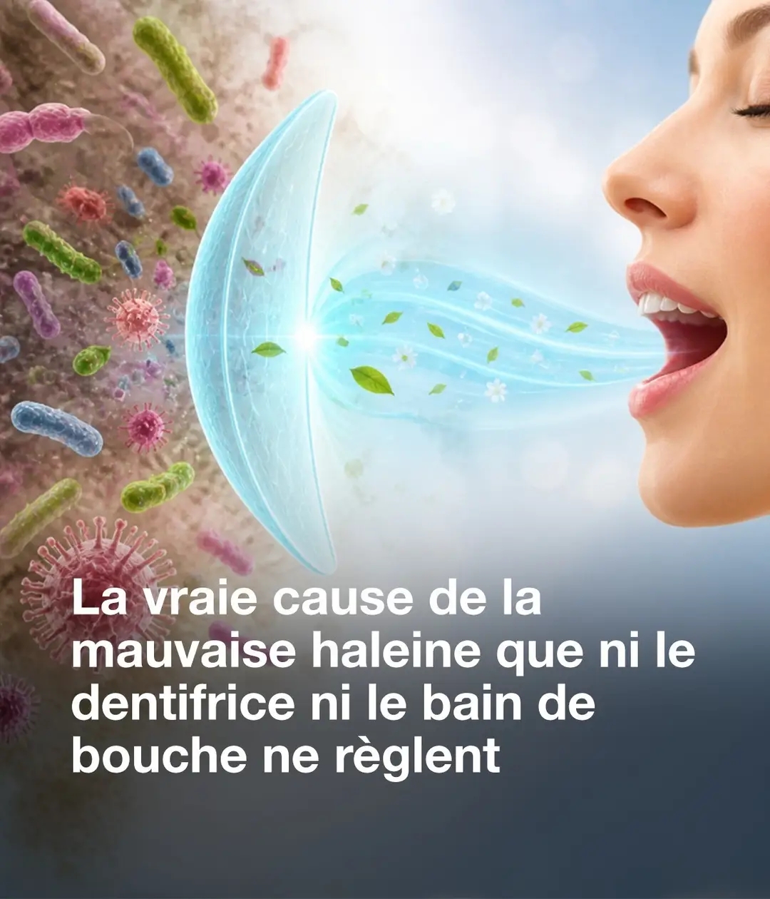 La vraie cause de la mauvaise haleine que ni le dentifrice ni le bain de bouche ne règlent