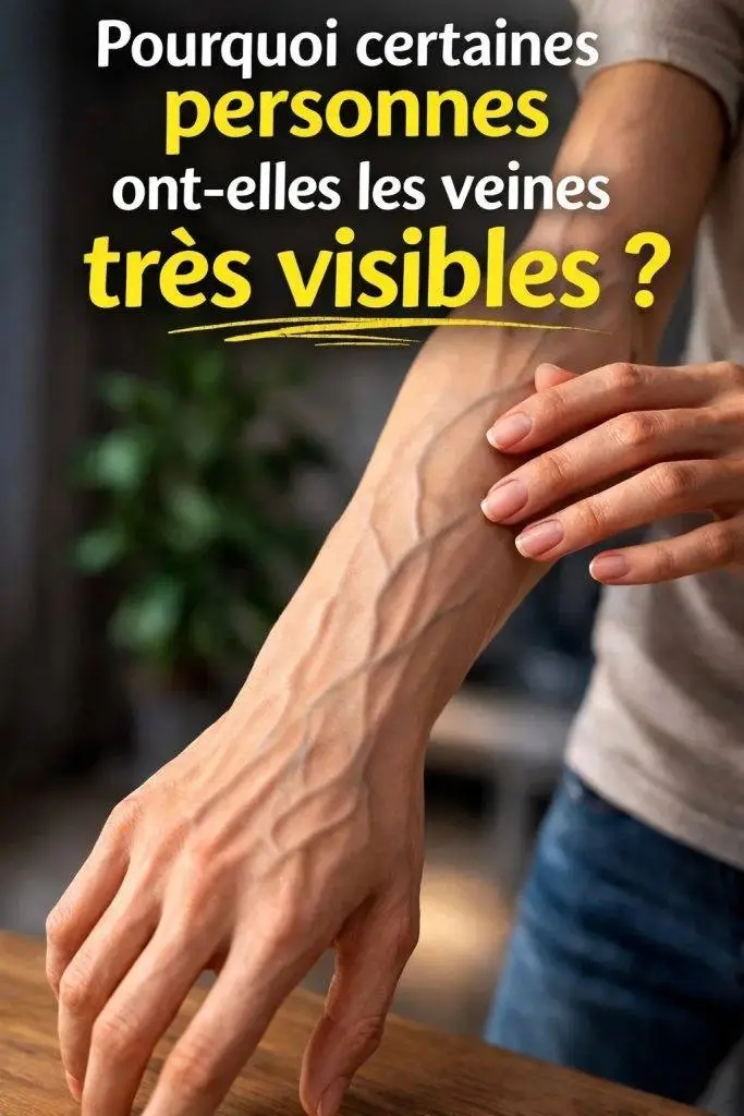 # Si vos veines sont visibles, cela signifie que…