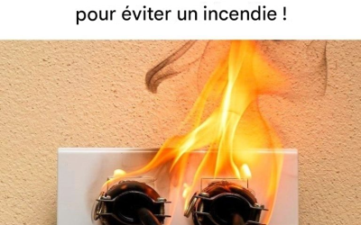Cet appareil de cuisine doit être débranché avant de se coucher pour éviter tout risque d’incendie