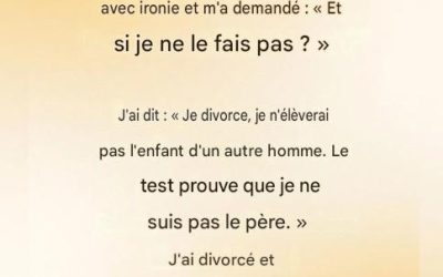 Quand la suspicion détruit une famille : le douloureux moment de vérité d’un père.
