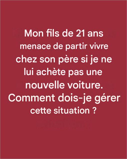 J’ai l’impression d’être dans une impasse.
