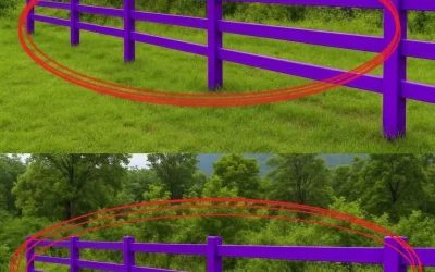 Si vous apercevez une clôture peinte en violet, voici ce que cela signifie.