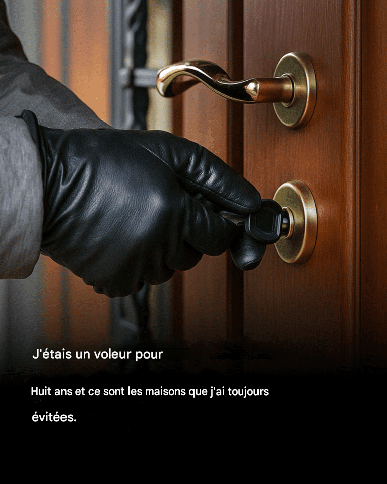 « J’ai été voleur pendant huit ans et j’ai toujours évité ce genre de maisons. »