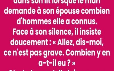 # Mariage et curiosité : La réponse inattendue d’une femme à son époux