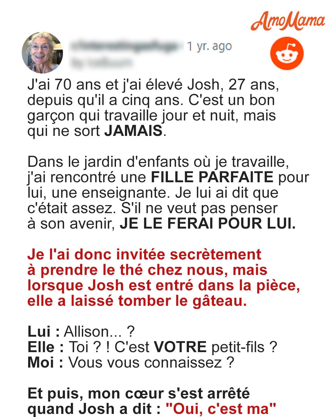 J’ai invité ma collègue pour la présenter secrètement à mon petit-fils célibataire. Mon cœur s’est arrêté lorsqu’ils se sont vus