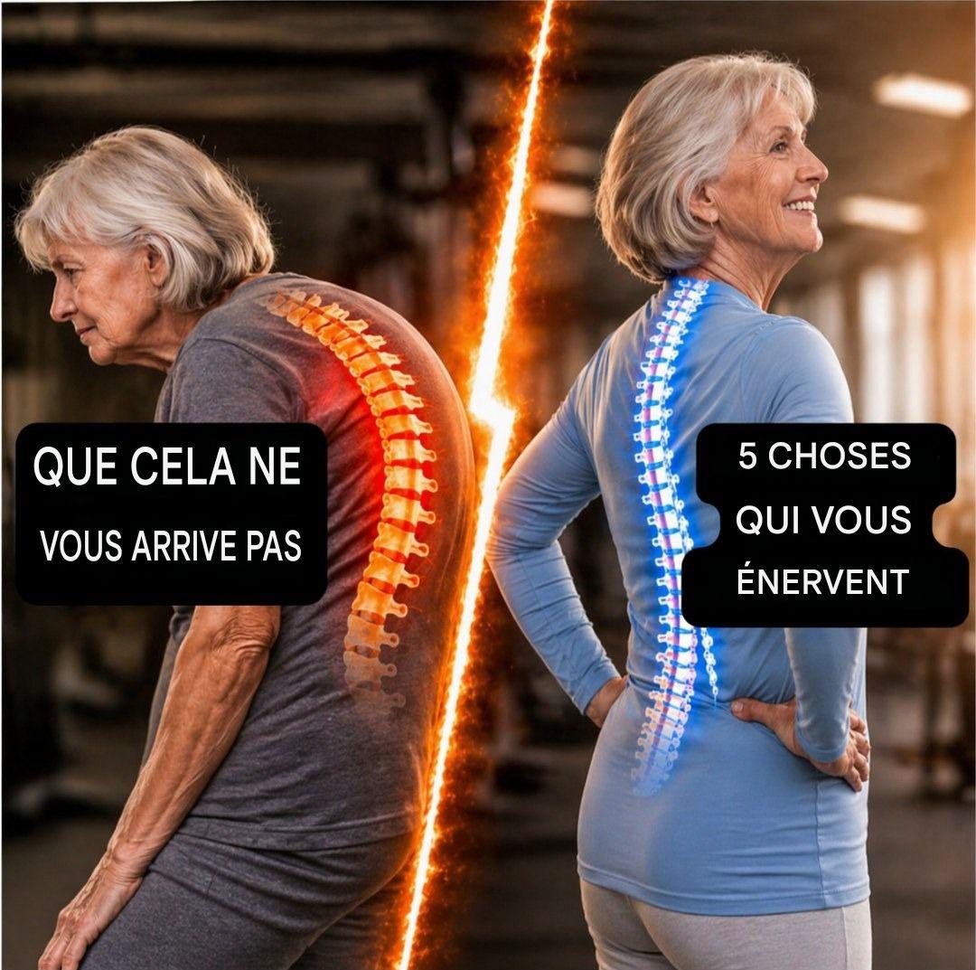 Ne le faites pas, sinon vous vous courberez en vieillissant.