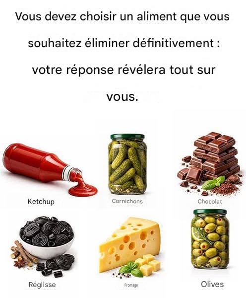 Choisissez un ingrédient dont vous pourriez vous passer : votre réponse révélera votre véritable personnalité.
