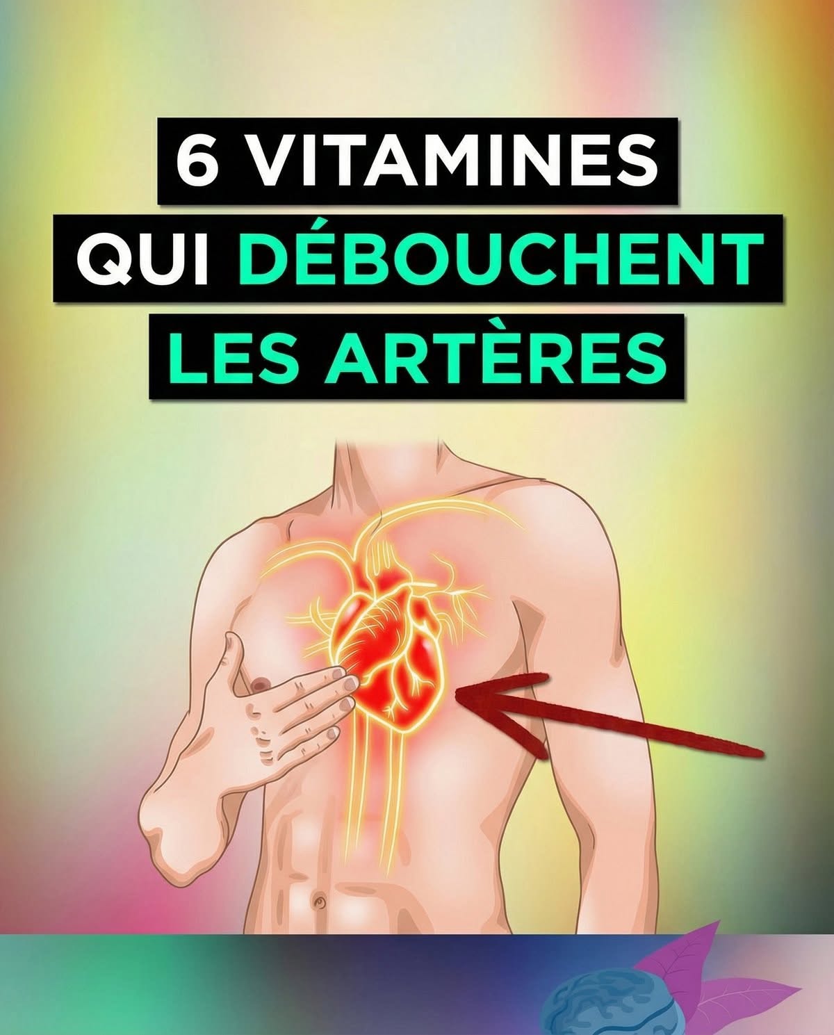 6 Vitamines pour DÉBOUCHER vos ARTÈRES ?