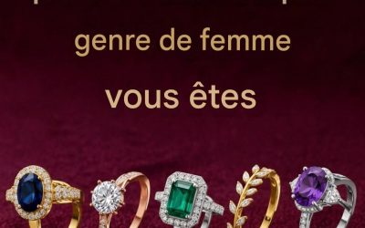Choisissez une bague pour découvrir quel genre de femme vous êtes. Consultez le 1er commentaire.