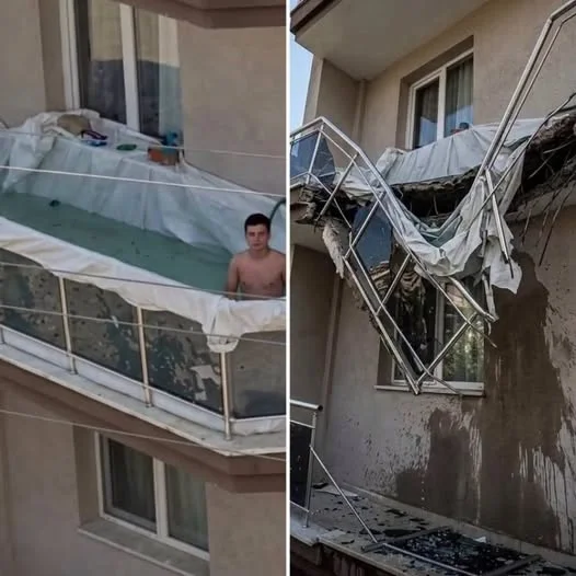 Un enfant chute du balcon du troisième étage d’un immeuble et s’en sort miraculeusement